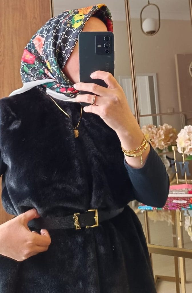 Gucci Bahar Esintisi Pamuk Keten Eşarp - Antrasit